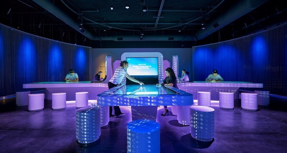 Electrosonic Museum of Tolerance Touch Tables