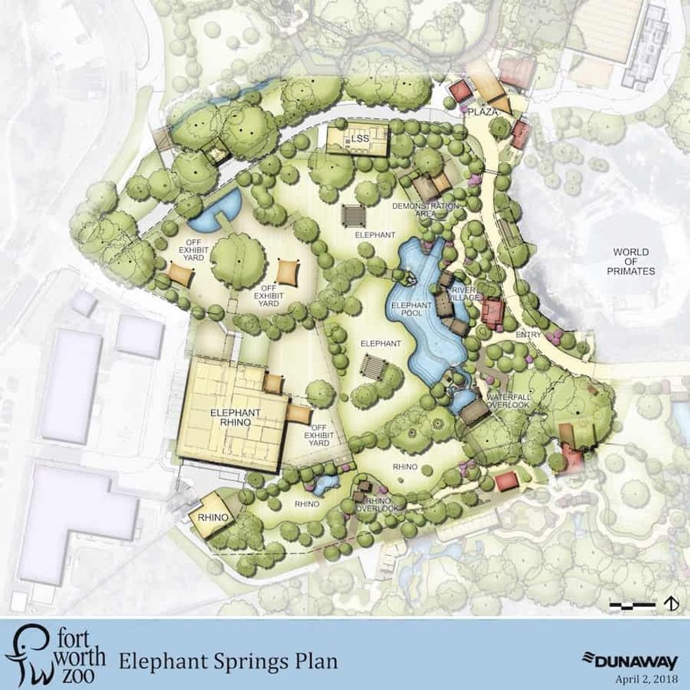 Elephant Springs Fort Worth Zoo