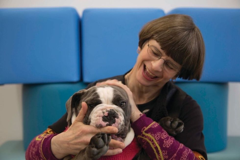 elizabeth merritt with dog future museums.