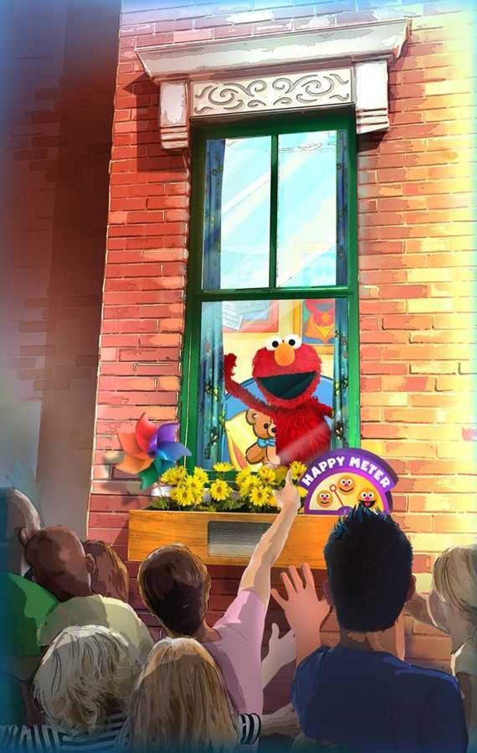 Elmo's Window concept at Sesame Street Land at SeaWorld Orlando