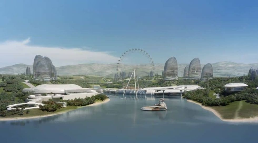 Elysium City ferris wheel