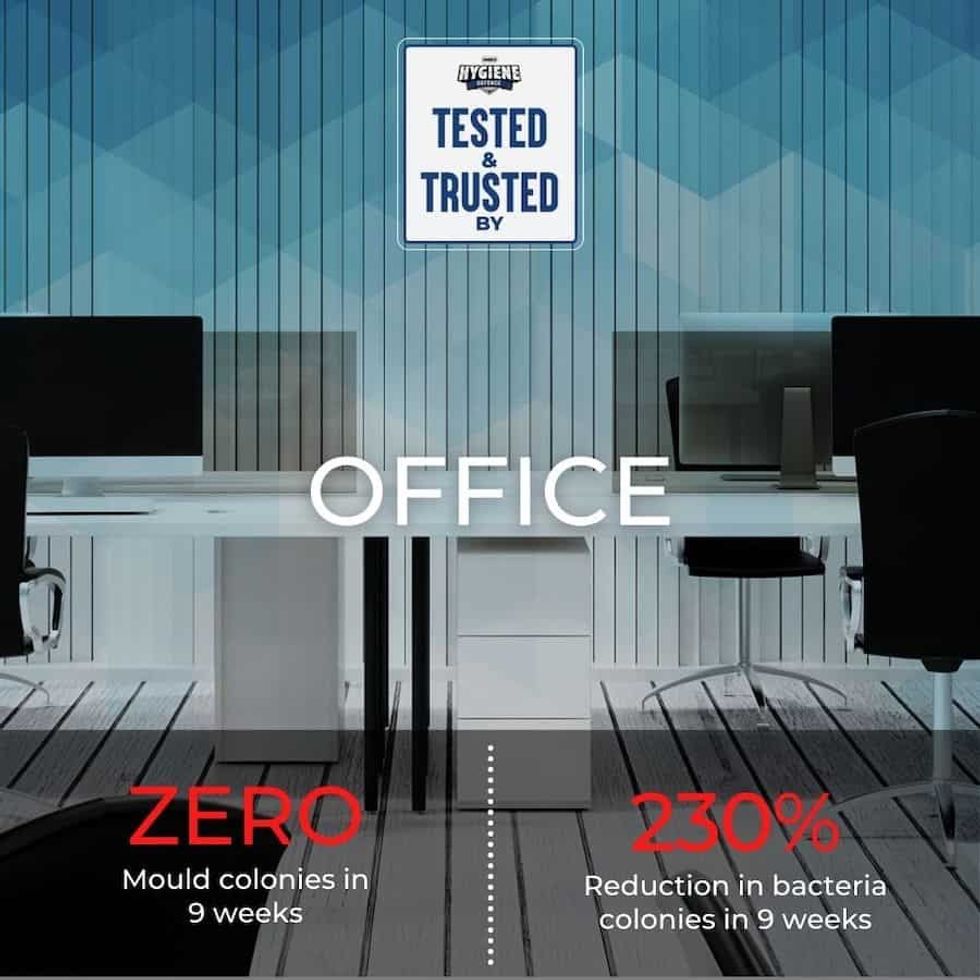 Embed Hygiene Defence case study office