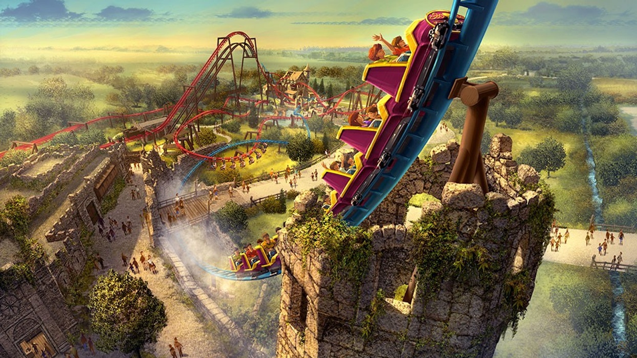 Emerald Park artist's impression of Birdseye coaster