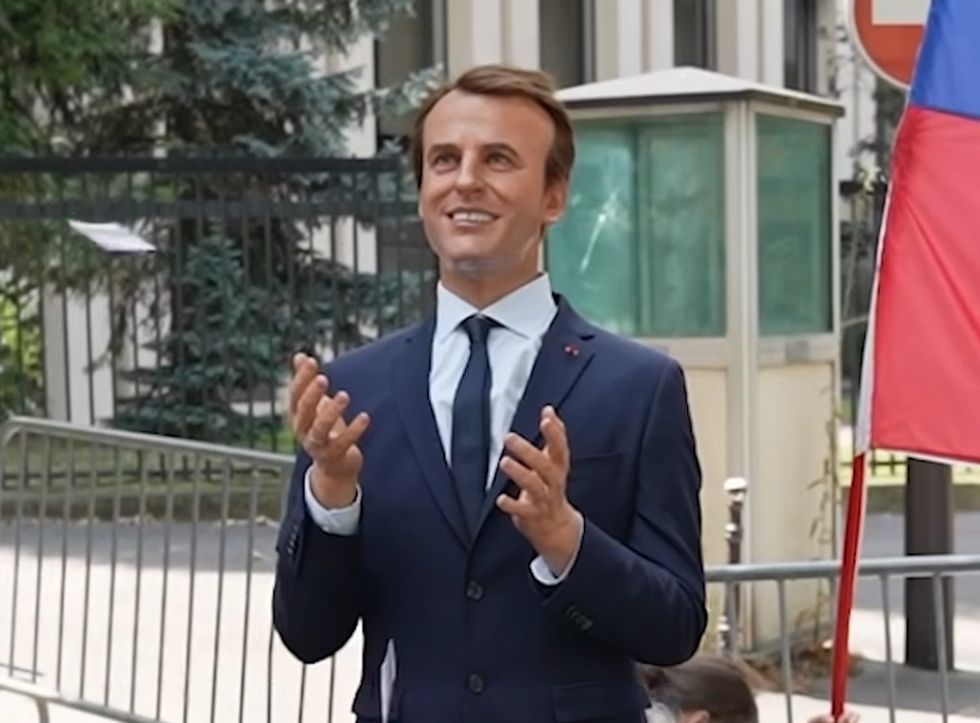emmanuel macron waxwork