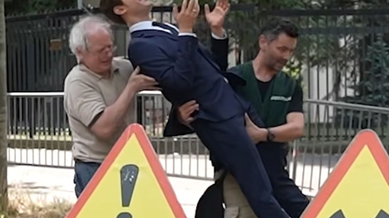 emmanuel macron waxwork