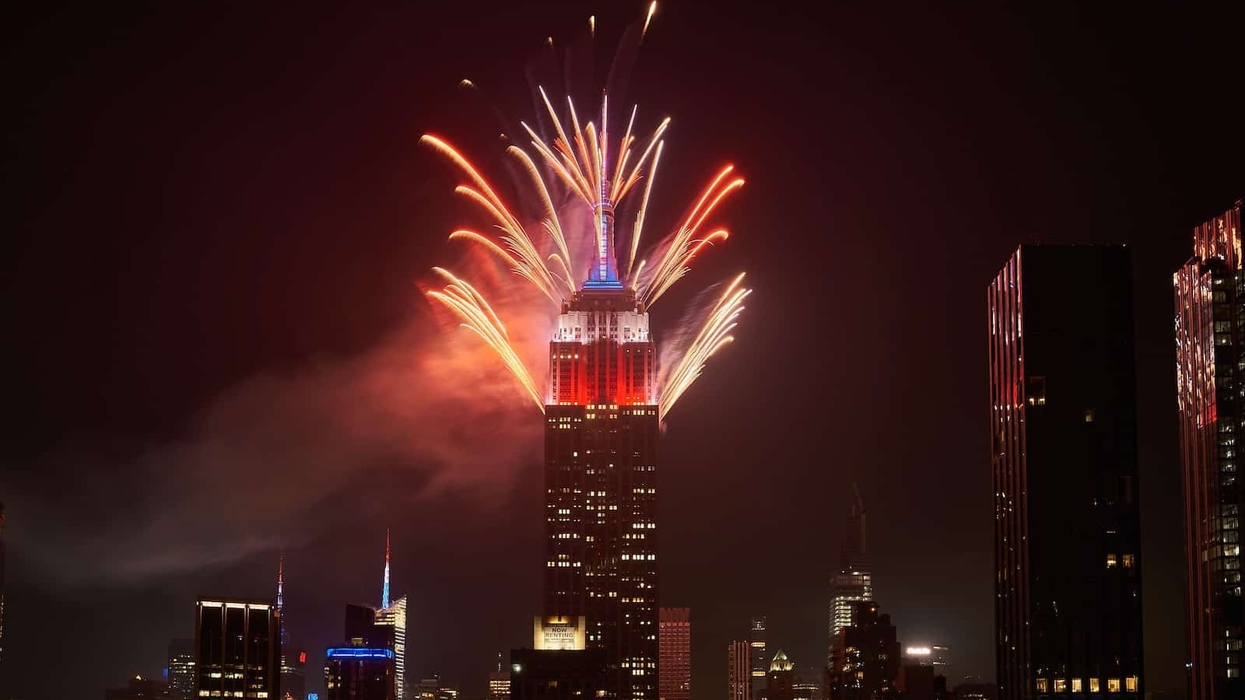 Empire State Building Macy's Fireworks