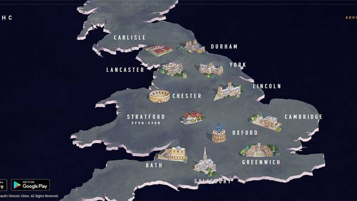 england's historic cities app