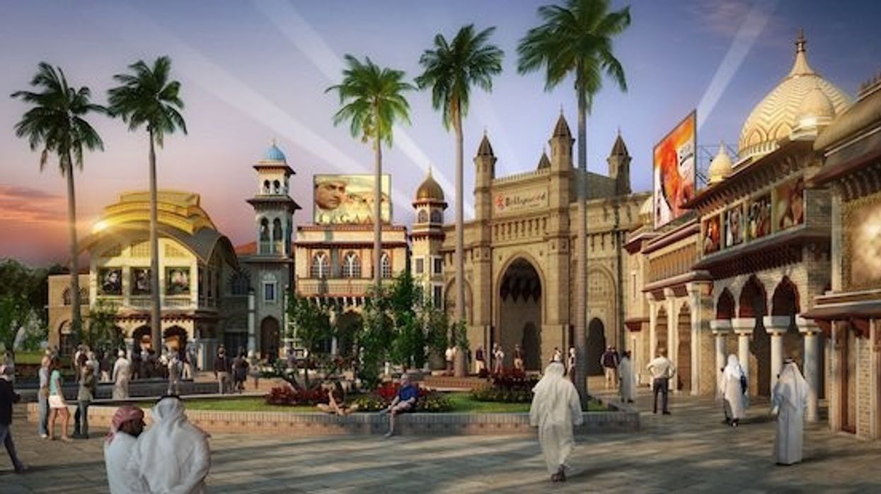 entrance to bollywood parks