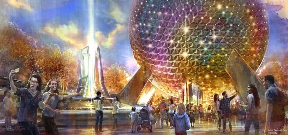 epcot entrance orlando theme parks reopen
