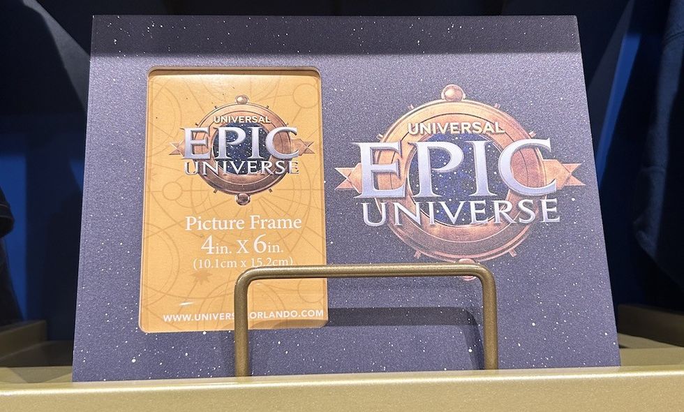 Epic Universe photo frame
