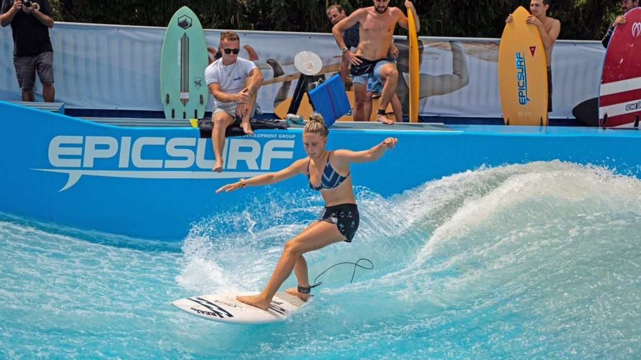 EpicSurf Camden Hoover surfing