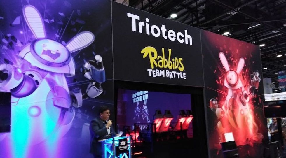 ernest yale triotech international attractions expo 2018.