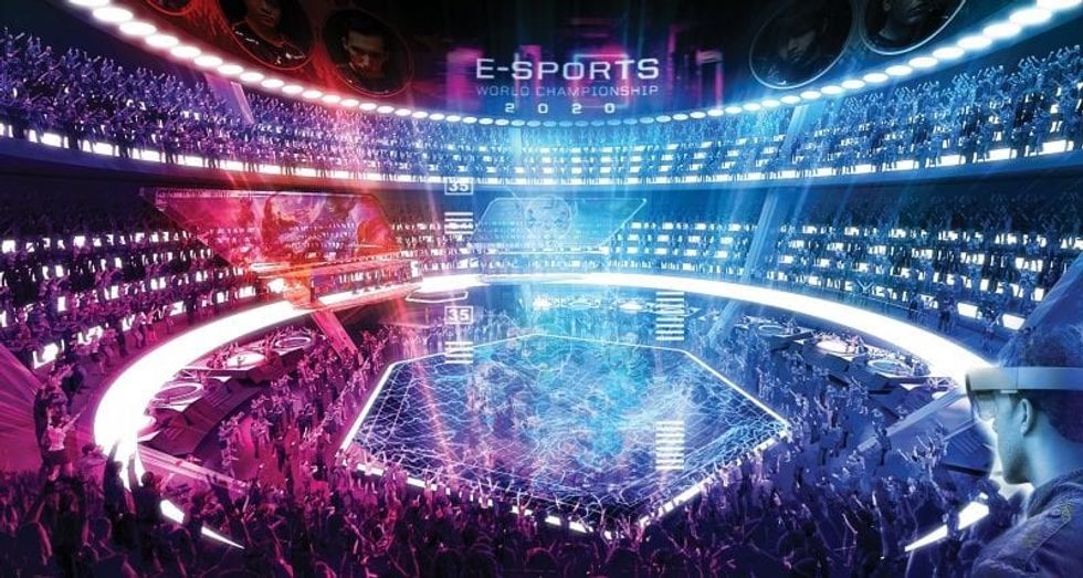 esports stadium interior