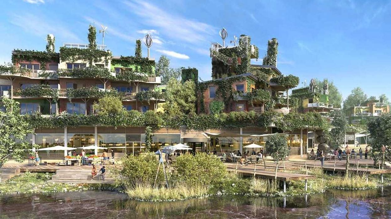 Euro Disney and Center Parcs celebrate opening of eco-tourism destination Villages Nature Paris