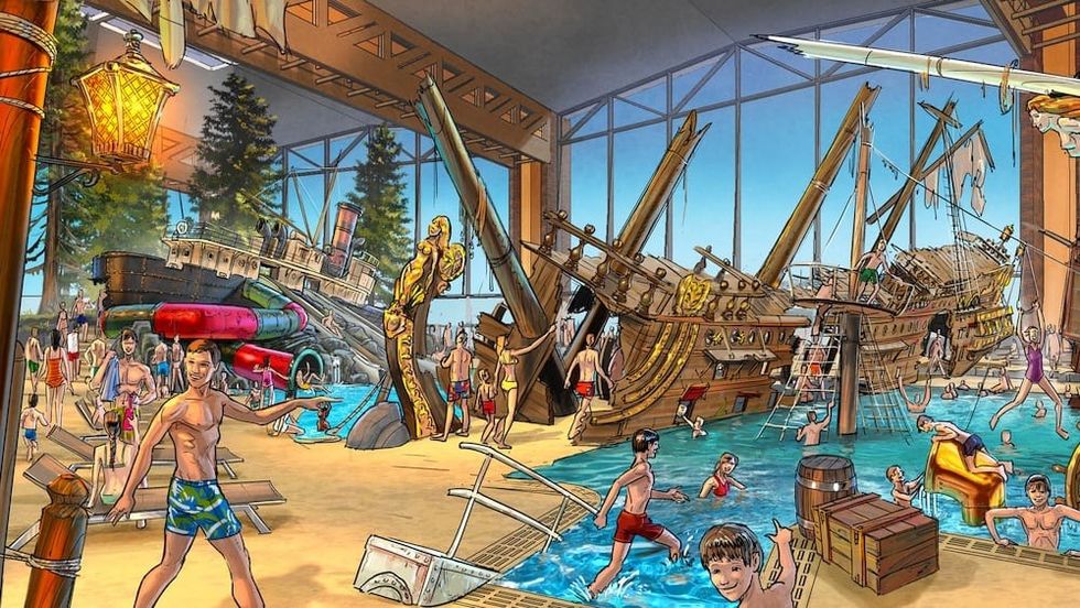 Europa-Park Rulantica beach rendering