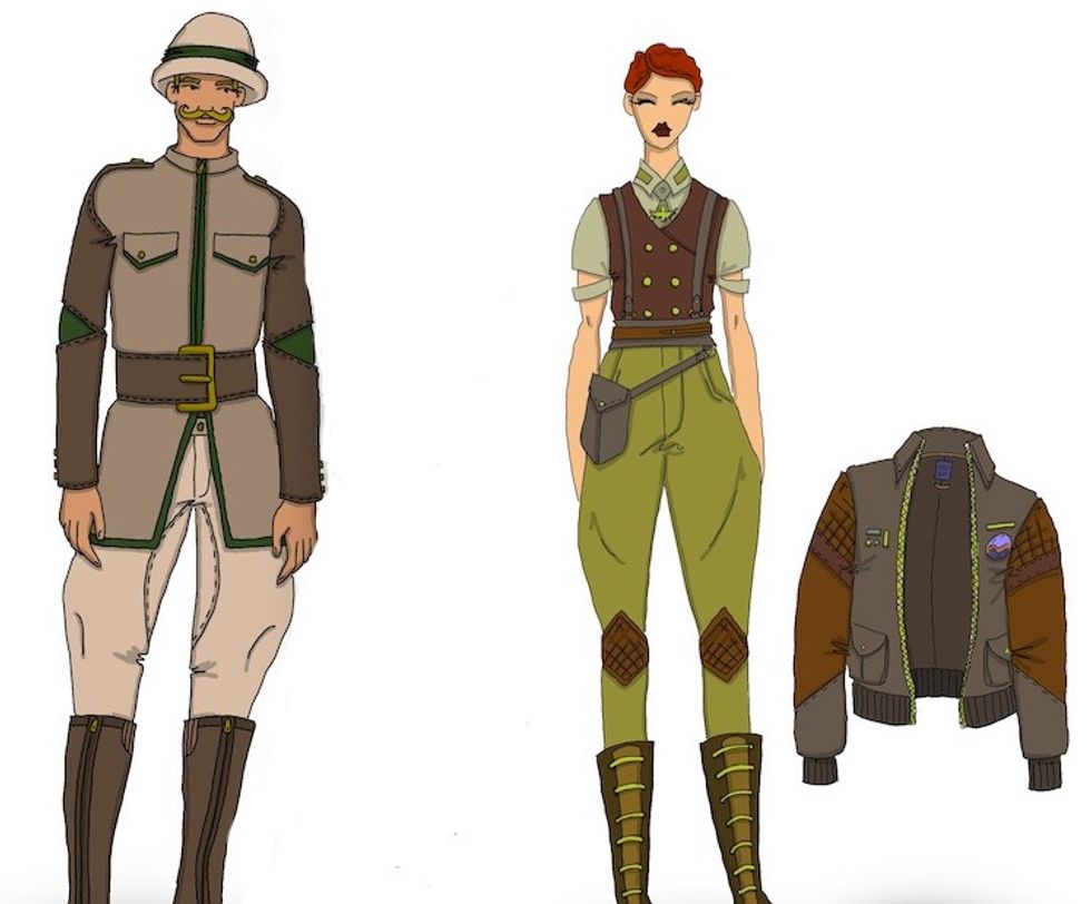 Evelyn and Arthuir Siddy artwork for Mystery Cove