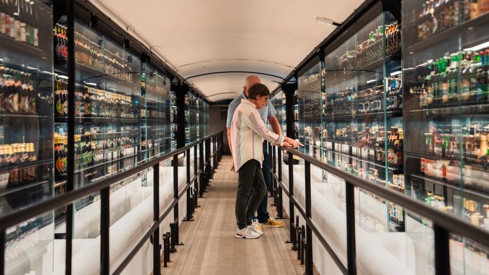 Event Home of Carlsberg redesign beer bottles courtesy of Daniel Rasmussen