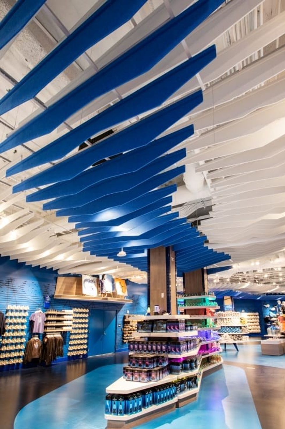 Event Network Georgia Aquarium Shop Ceiling Recycled Felt