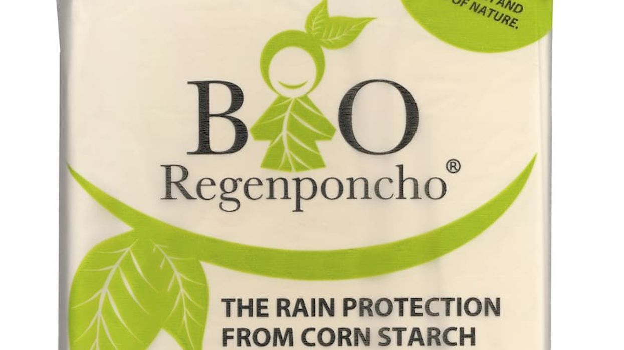 Event Network launches biodegradable rain poncho