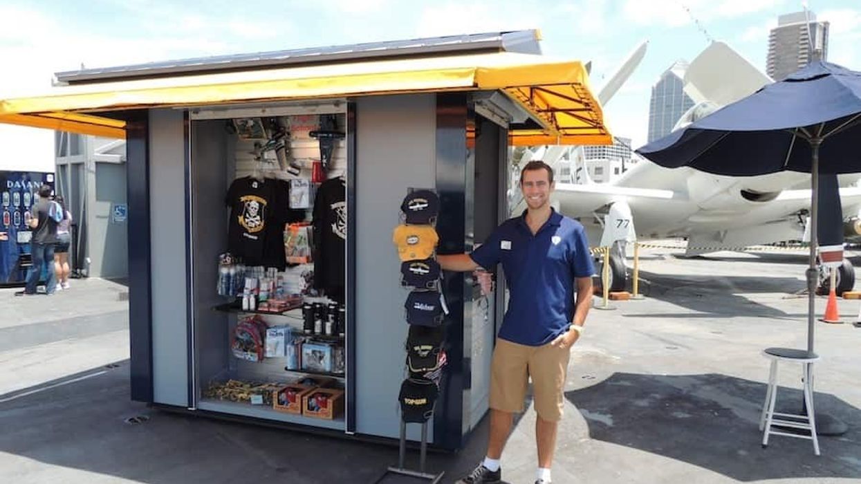 Event Network outdoor retail kiosk