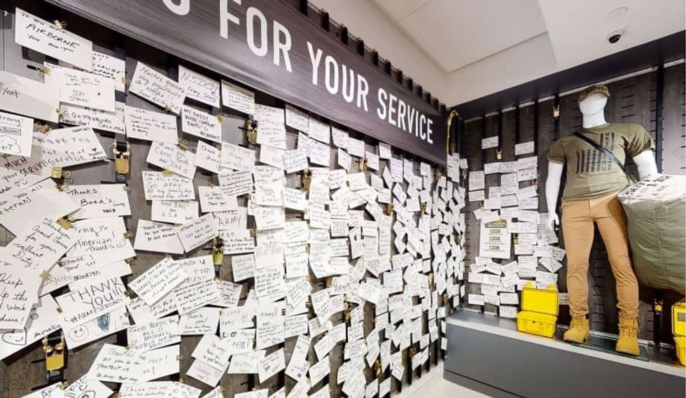 Event Network virtual shop us army museum wall of gratitude