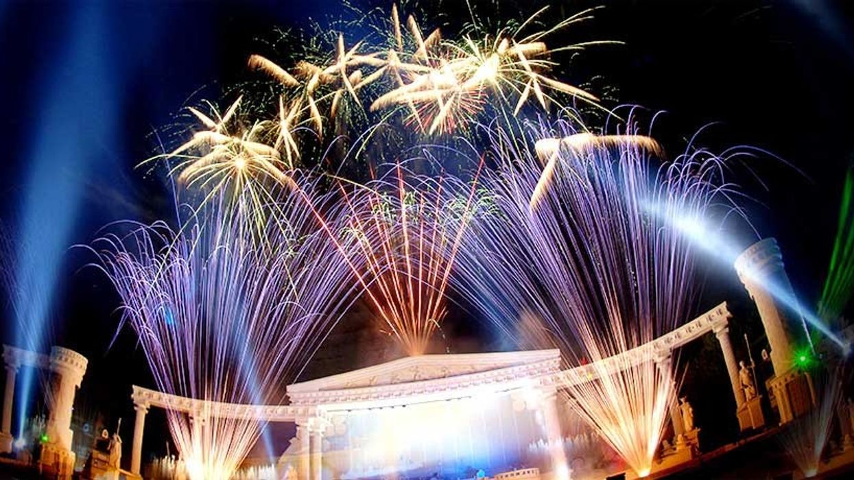 Everland resorts fireworks