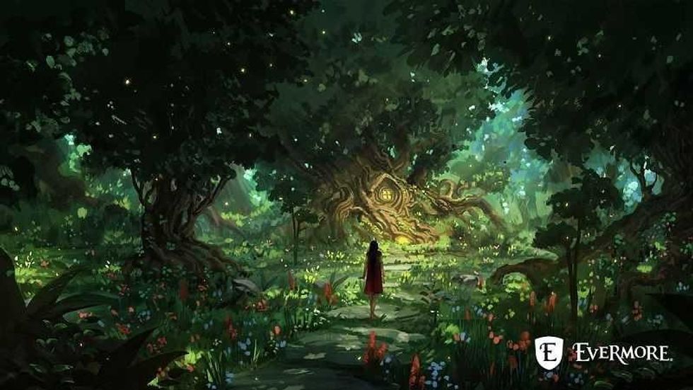 Evermore park art fantasy tree magic