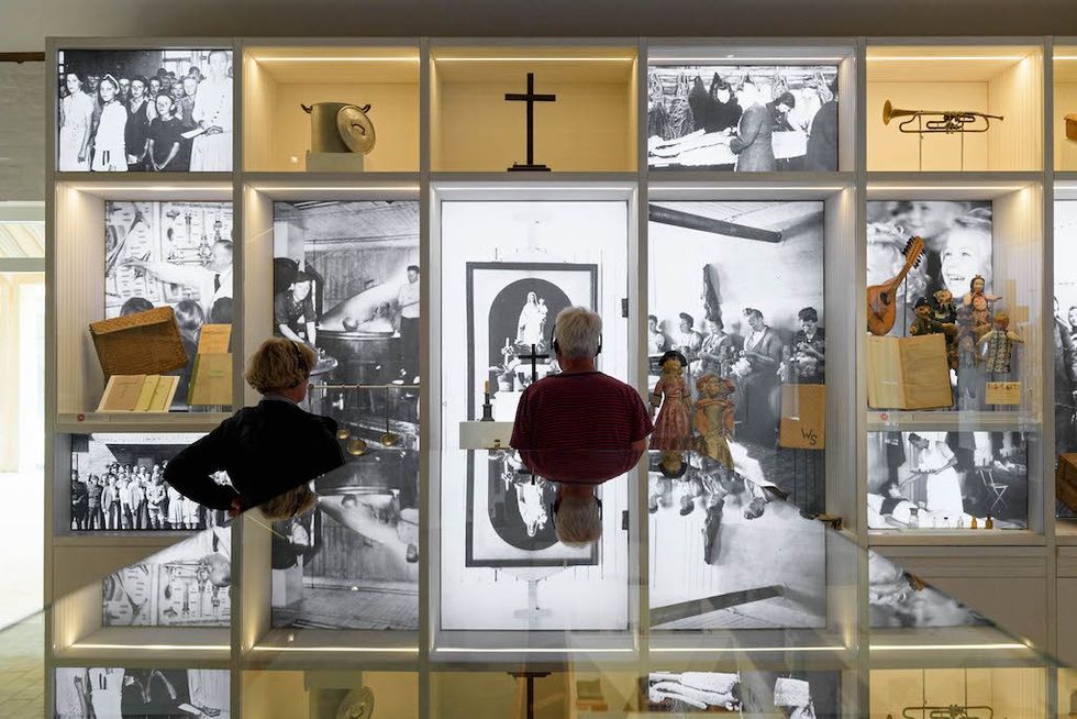 Exhibit at refugee museum in denmark