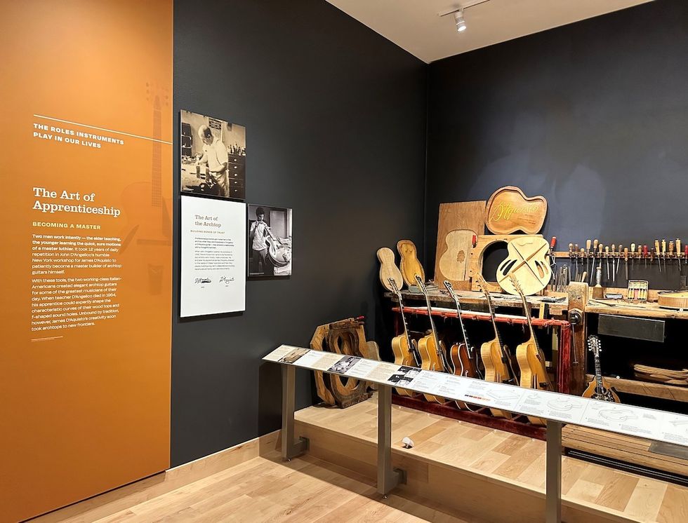 Exhibition designed by Luci Creative at the National Music Museum