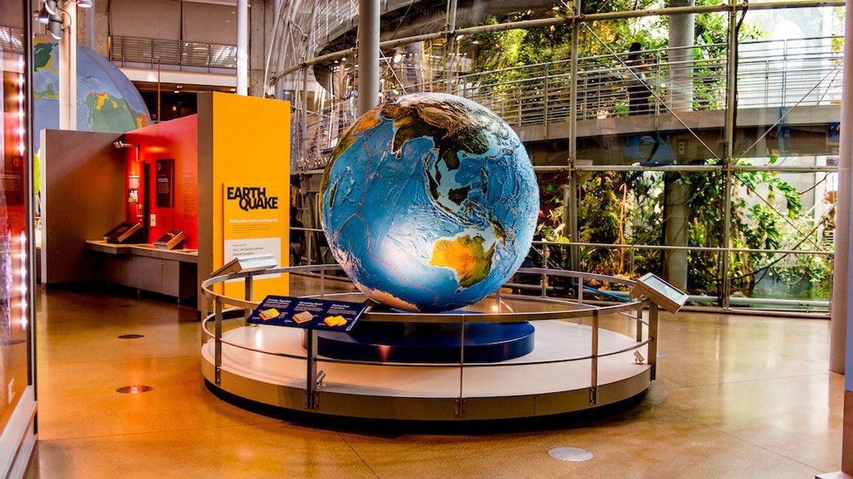 Exhibits on climate change in the California Academy of Sciences in San Francisco, California. Image credit Anton Ivanov Photo - stock.adobe.com