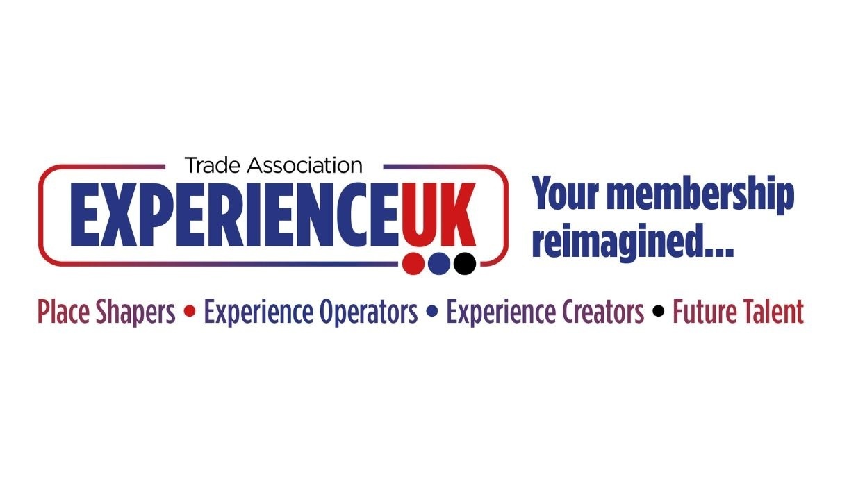 "Experience UK logo with slogan and membership categories listed below."