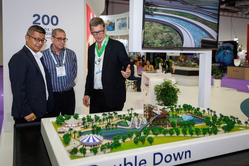 Exploring booths at IAAPA Expo Asia 2023