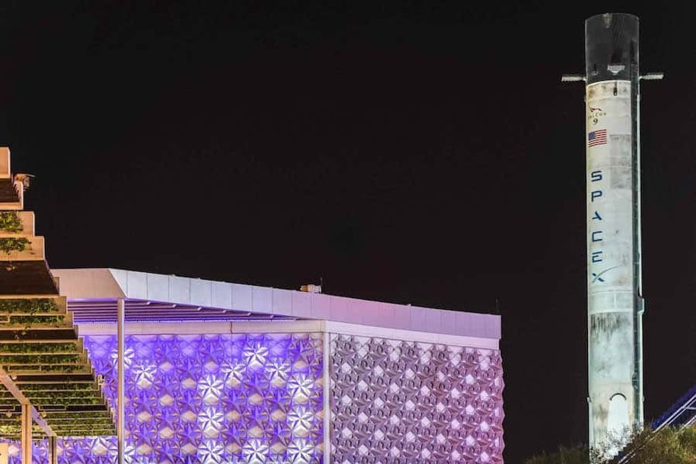 Expo 2020 Dubai_Space X rocket