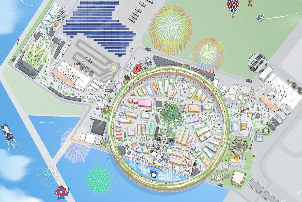 Expo 2025 Osaka site map