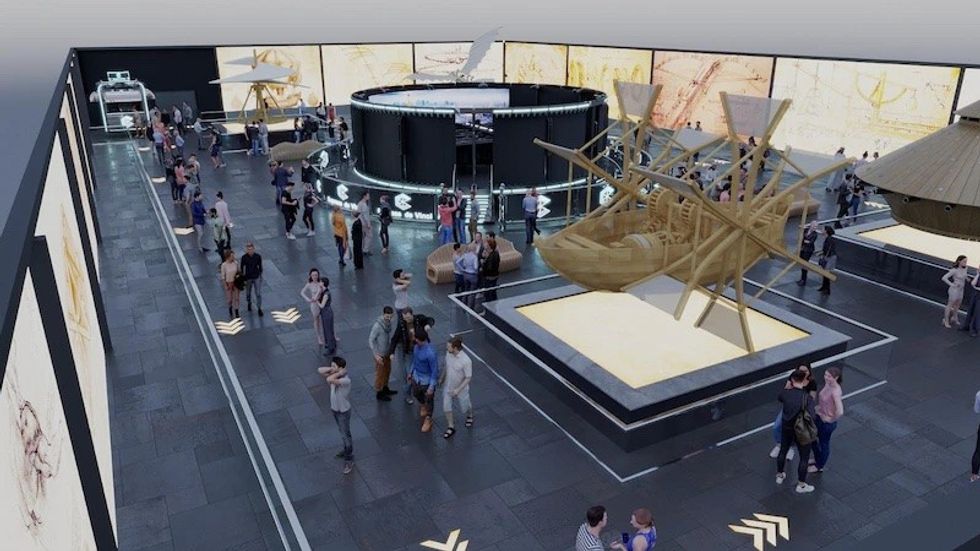 Express da Vinci model