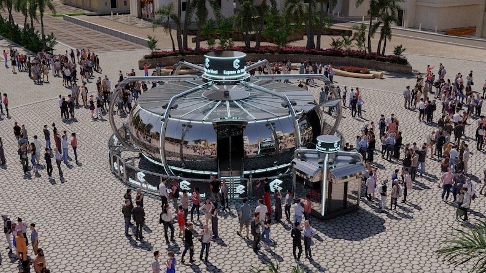 Express da Vinci model