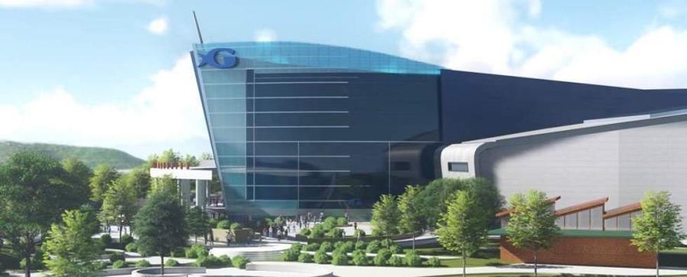 Exterior of Georgia Aquarium showing Expansion 2020