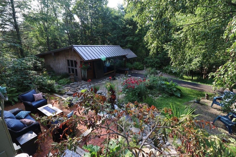 Exterior of Raven Sun Creative Studio in Middle Grove, NY.