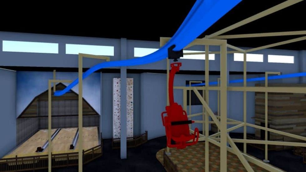 Extreme Engineering Cloud Coaster Wilderness Rendering