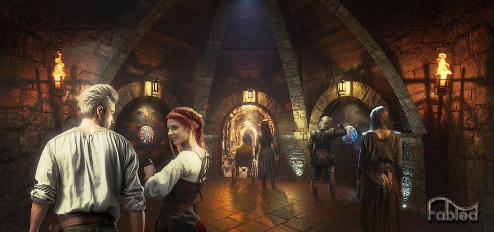 Fabled Valor of Camelot Dungeon doors