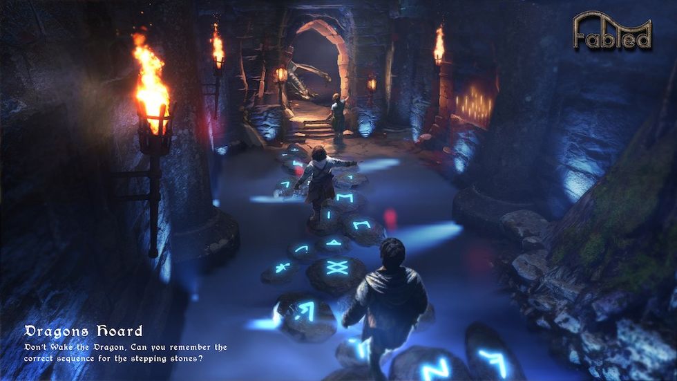 Fabled Valor of Camelot Stepping stones dont wake the dragon