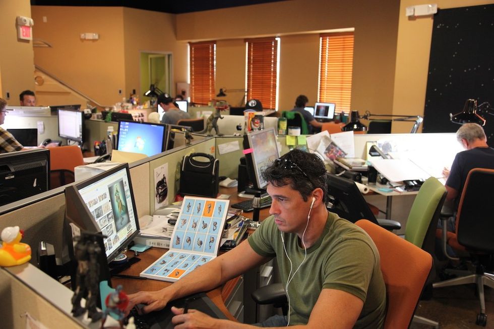 Falcon's team at work 2013