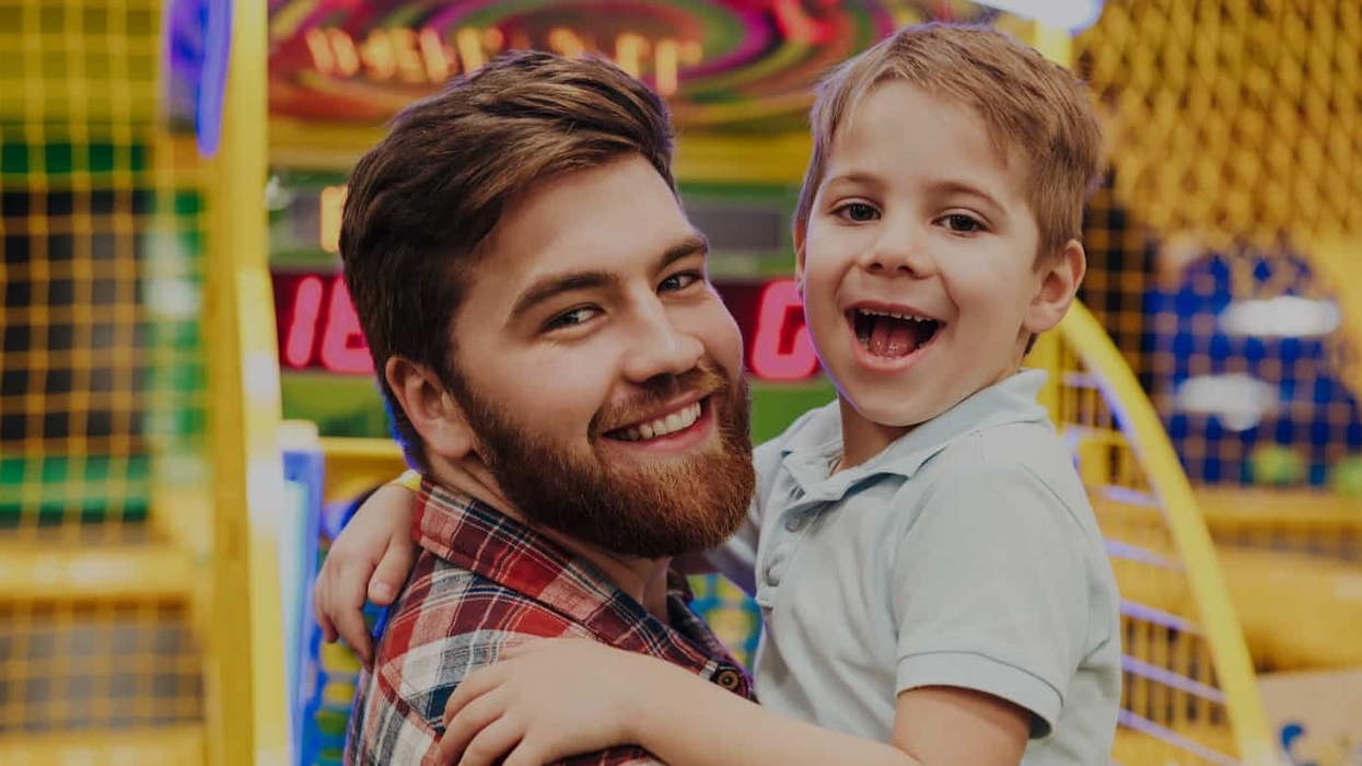 Family-at-arcade