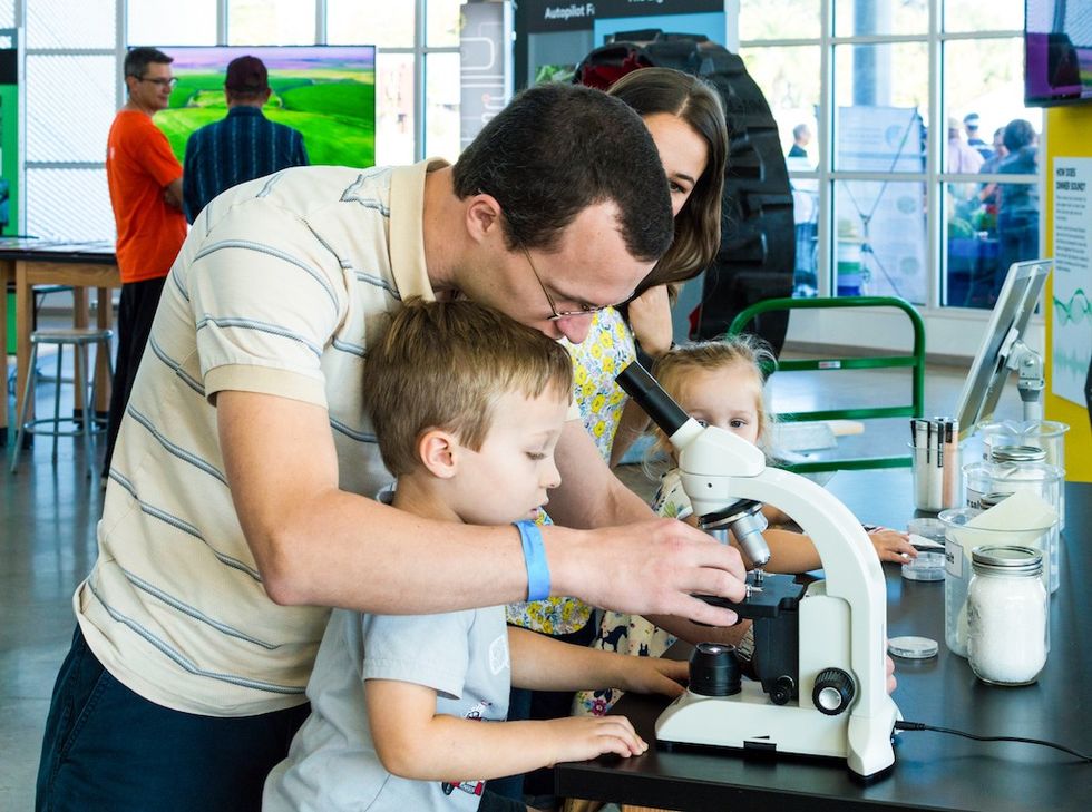 family at Cade Museum