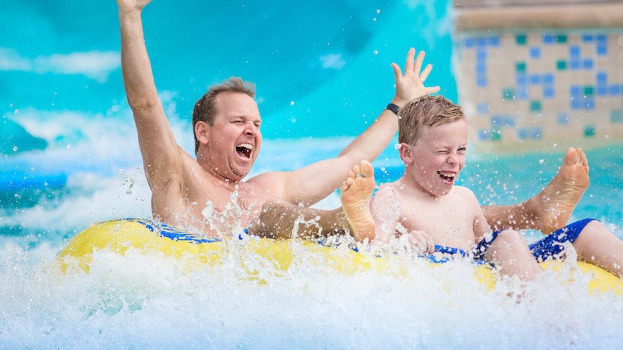 family-at-water-park