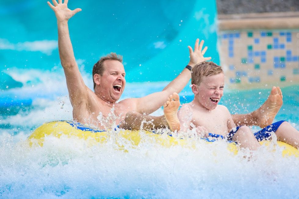 family-at-water-park