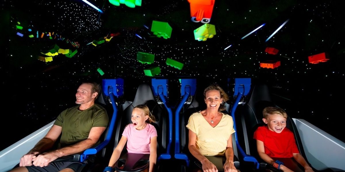 ART Engineering presents Adventure Coaster, seen at Legoland Florida and California as Galacticoaster