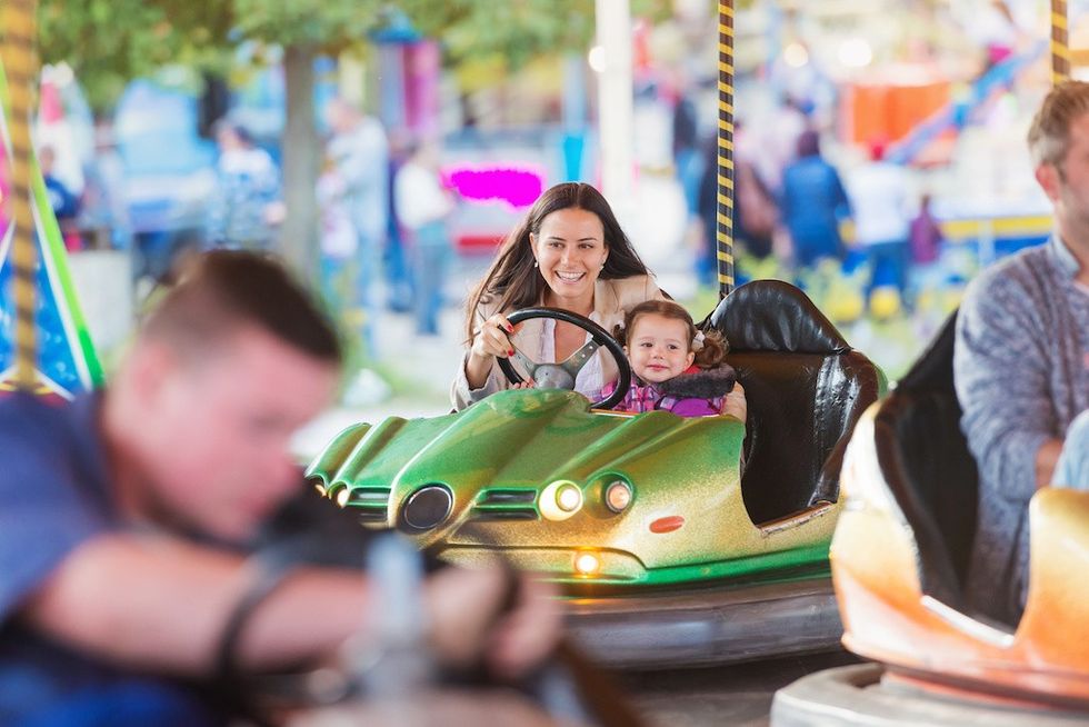 family-on-bumper-cars