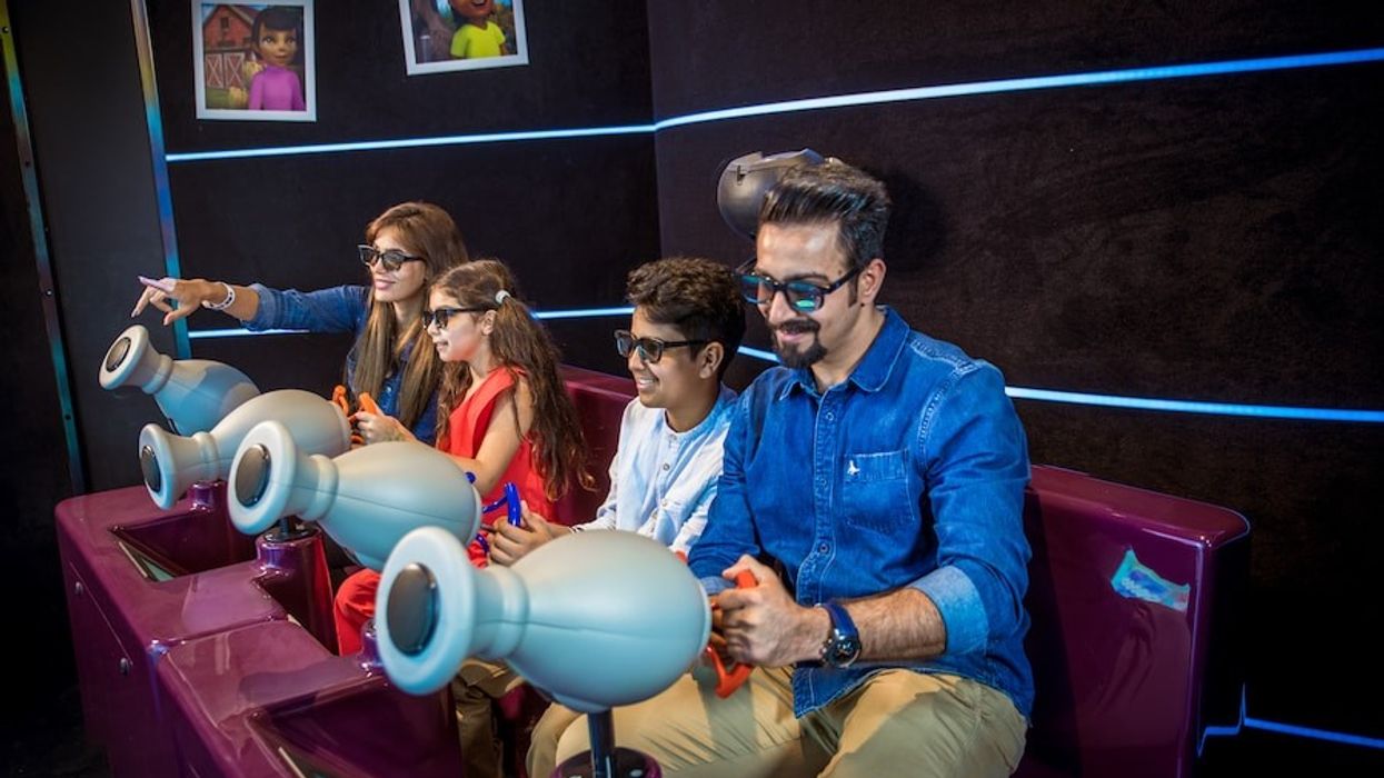 Family playing Lagotronics Game Changer