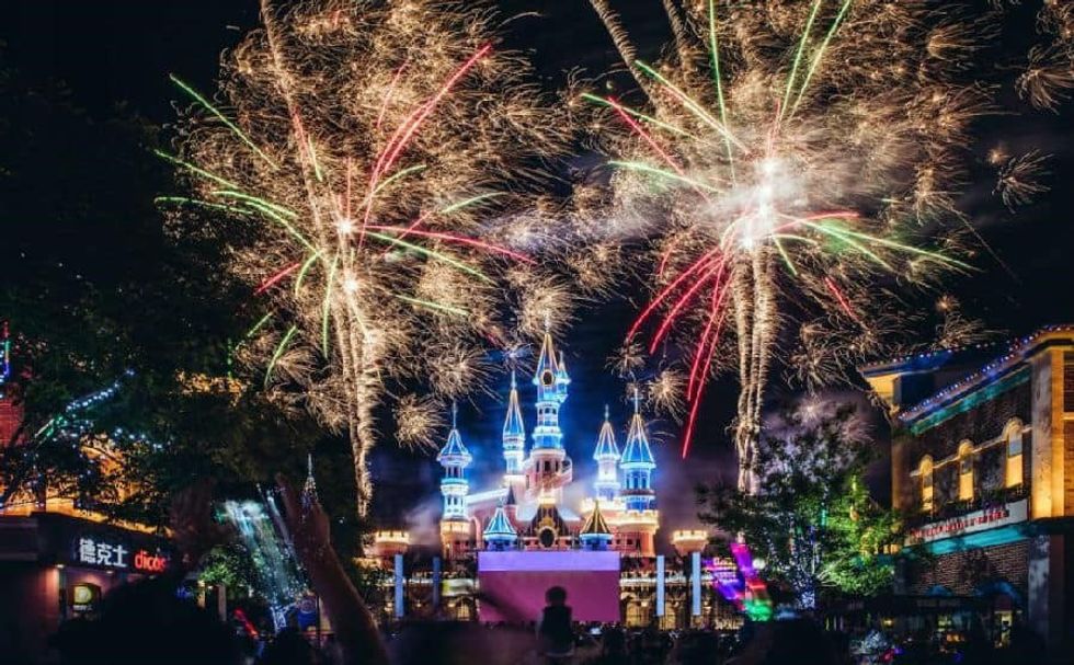 Fantawild fireworks show